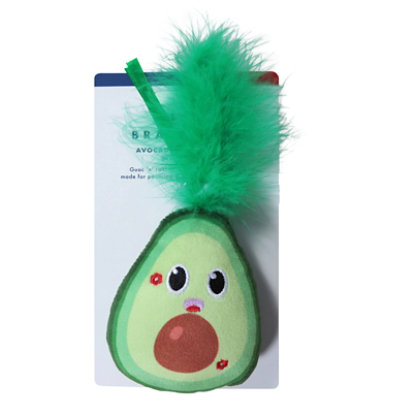 Bravebark Avocado Catnip Toy - Green - O/s - 1 ea - Image 1