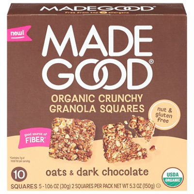 Madegood Crunch Squares Chocolate 5 Ct - 5 ct - Image 1