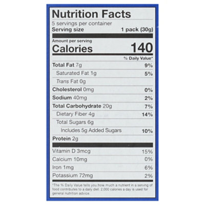 Madegood Crunch Squares Blueberry 5 Ct - 5 ct - Image 3