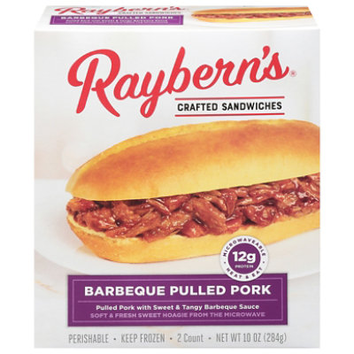 Rayberns Bbq Pulled Pork On A Sweet Hoagie Roll 10oz - 10 oz - Image 1
