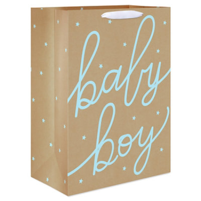 American Greetings 20 in. Baby Boy Jumbo Gift Bag (1-Count) - Image 1