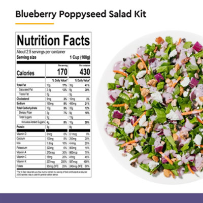 Taylor Farms Blueberry Poppyseed Salad Kit - 8.75 OZ - Image 2