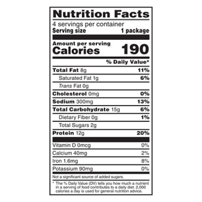 Popcorners Popped Corn Snacks Protein Zesty Cheddar - 4 ct - Image 2