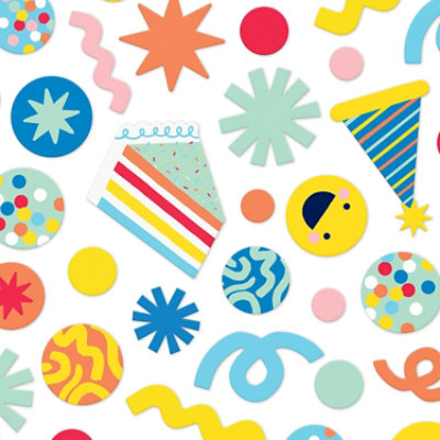 American Greetings 115 Count Birthday Party Confetti Colorful Confetti Icons Mix - Each - Image 2