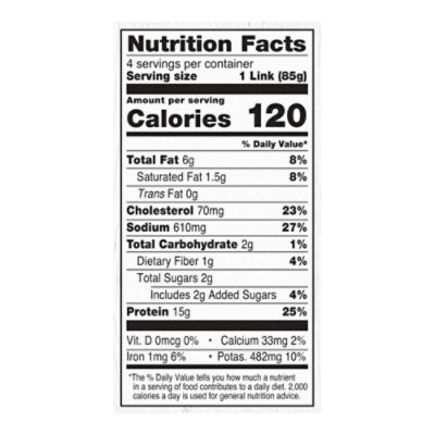 Farmer Focus Organic Harissa & Honey Chicken Sausage 12oz - 12 OZ - Image 3