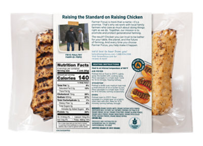 Farmer Focus Organic Southwestern Style Cheddar Chicken Sausage 12oz - 12 OZ - Image 6