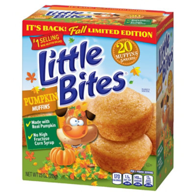 Entenmann's Little Bites Pumpkin Mini Muffins - 7.5 oz - Image 4