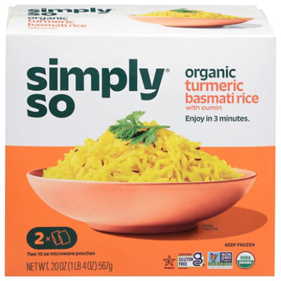 Simply So Rice Basmati Turmeric 2pc - 20 oz - Image 1