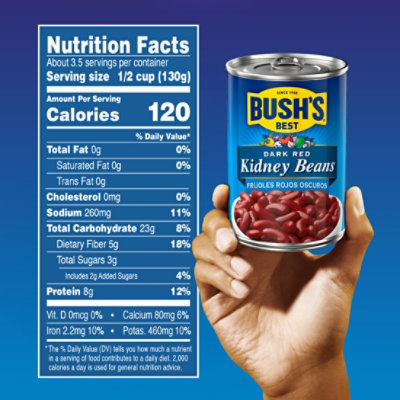 Bush's Dark Red Kidney Beans 15.5 Oz - 15.5 oz - Image 3