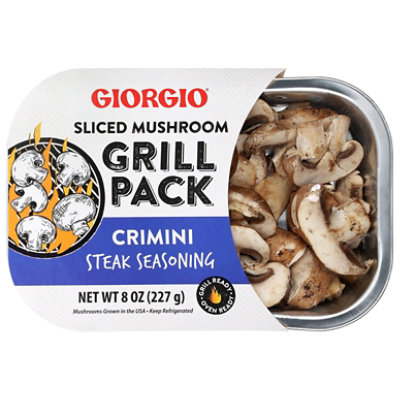 Giorgio Sliced Crimini Mushrooms With Steak Seasoning - 8 OZ - Image 1