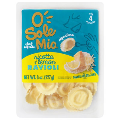 O Sole Mio Ricotta & Lemon Ravioli - 8 OZ - Image 1