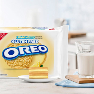 Oreo Lemon Gluten Free Sandwich Cookies - 12.47 Oz - Image 3