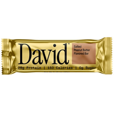 David Protein Bar Salted Peanut Butter - 8.75 oz - Image 2