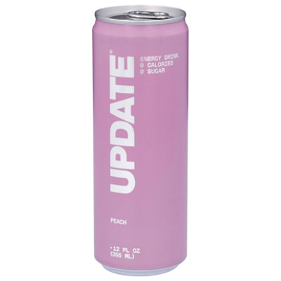 Update Energy Beverage Peach - 12 fl oz - Image 2