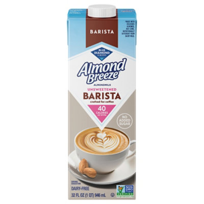 Blue Diamond Almondmilk Unsweet Barista - 1 qt - Image 1