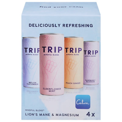 Trip Sparkling Water Mindful Blend  4-12fz - 4-12 fl oz - Image 2