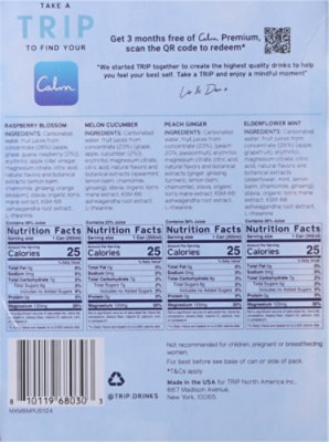 Trip Sparkling Water Mindful Blend  4-12fz - 4-12 fl oz - Image 5