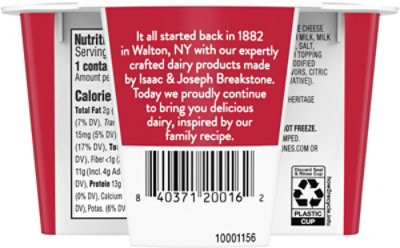 Breakstone's Doubles Peach Cottage Cheese 4.7 Oz - 4.7 oz - Image 5
