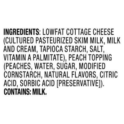 Breakstone's Doubles Peach Cottage Cheese 4.7 Oz - 4.7 oz - Image 4