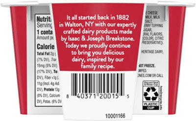 Breakstone's Doubles Raspberry Cottage Cheese 4.7 Oz - 4.7 oz - Image 5