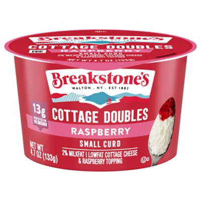 Breakstone's Doubles Raspberry Cottage Cheese 4.7 Oz - 4.7 oz - Image 1