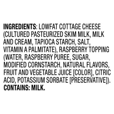 Breakstone's Doubles Raspberry Cottage Cheese 4.7 Oz - 4.7 oz - Image 4