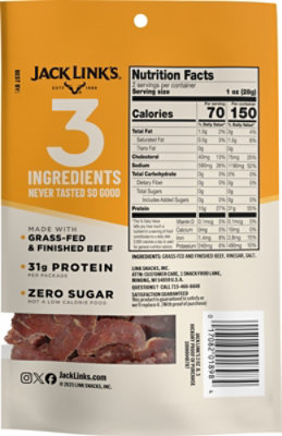 Jack Links 3 Simple Ingredients Hickory Sugar Free Jerky - 2 oz - Image 5