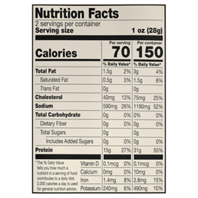 Jack Links 3 Simple Ingredients Hickory Sugar Free Jerky - 2 oz - Image 3
