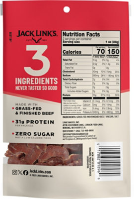 Jack Links 3 Simple Ingredients Sugar Free Jerky - 2 oz - Image 5