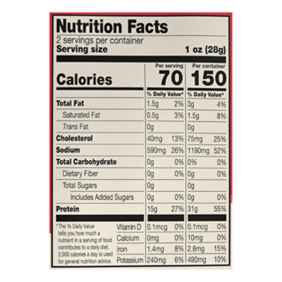 Jack Links 3 Simple Ingredients Sugar Free Jerky - 2 oz - Image 3
