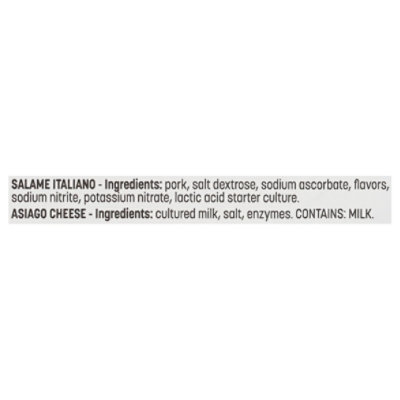 Negroni Rt Salame Italiano & Asiago Cheese - 4 OZ - Image 4