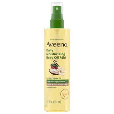 Aveeno Daily Moisturizing Body Oil Mist, Cocoa Butter Vanilla Scent, 6.7 Oz - 6.7 fl oz - Image 2