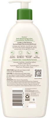 Aveeno Body Daily Moisturizing Body Lotion, Cocoa Butter Vanilla Scent, Sensitive Skin Scents - 18 fl oz - Image 4