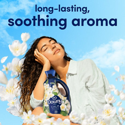 Downy Liquid Fabric Softener Fresh + Calm, White Tea & Bergamot - 56 Fl. Oz. - 56 fl oz - Image 2