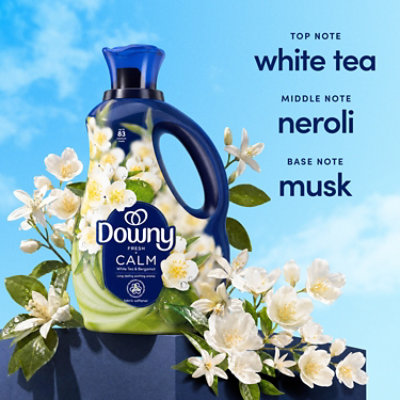 Downy Liquid Fabric Softener Fresh + Calm, White Tea & Bergamot - 56 Fl. Oz. - 56 fl oz - Image 3