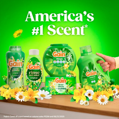 Gain Rinse Out Odor Fabric Rinse, Original - 36.7 Fl. Oz. - 36.7 fl oz - Image 7