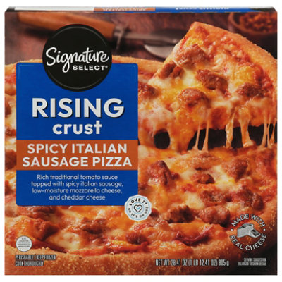 S Sel Rising Crust Spicy Italian Sausage Pizza 28.41oz - 28.41 oz - Image 1