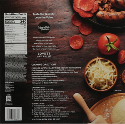 S Sel Pizza Rising Crust Sausage & Pepperon 28.3oz - 28.3 oz - Image 5