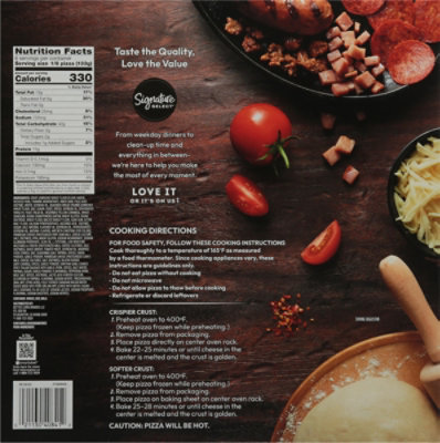 S Sel Rising Crust Three Meat Pizza 28.1oz - 28.1 oz - Image 5