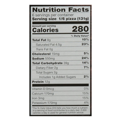S Sel Rising Crust Spinach & Mushroom Pizza  27.8oz - 27.8 oz - Image 3