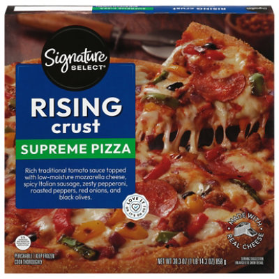 S Sel Rising Crust Supreme Pizza 30.3oz - 30.3 oz - Image 2