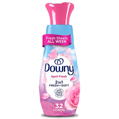 Downy Liquid Fabric Softener 2 In 1, April Fresh - 24 Fl. Oz. - 24.0 fl oz - Image 1