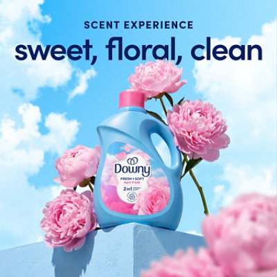 Downy Liquid Fabric Softener 2 In 1, April Fresh - 24 Fl. Oz. - 24.0 fl oz - Image 3