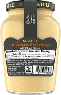 Maille Dijonnaise Mayo Jar - 11.1 fl oz - Image 6