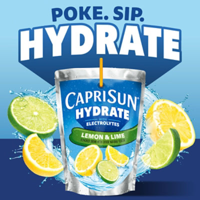 Capri Sun Hydrate With Electrolytes Flavored Drink With Other Natural Flavor, 10 Pouches, For On- - 10.0 EA - Image 2