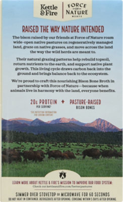 Kettle And Fire Bone Broth Bison - 16.9 oz - Image 5