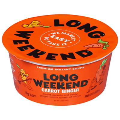 Long Weekend Soup Ginger Carrot - 1.2 oz - Image 2