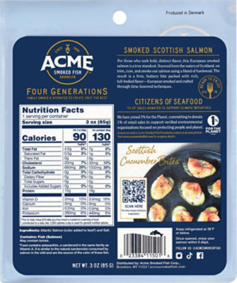 Scottish Smoked Salmon - 3 OZ - Image 5