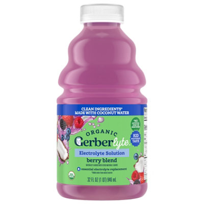 Gerberlyte Infant Beverage Berry Blend 32floz - 32 fl oz - Image 2