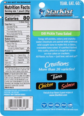 Wild Caught Dill Pickle Tuna Salad - 2.6 oz - Image 6